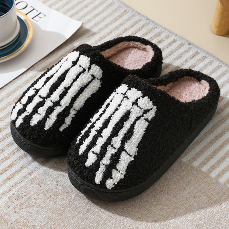 Wholesale Winter Halloween Home Comfortable Thick-soled Warm Indoor Couple Cotton Slippers